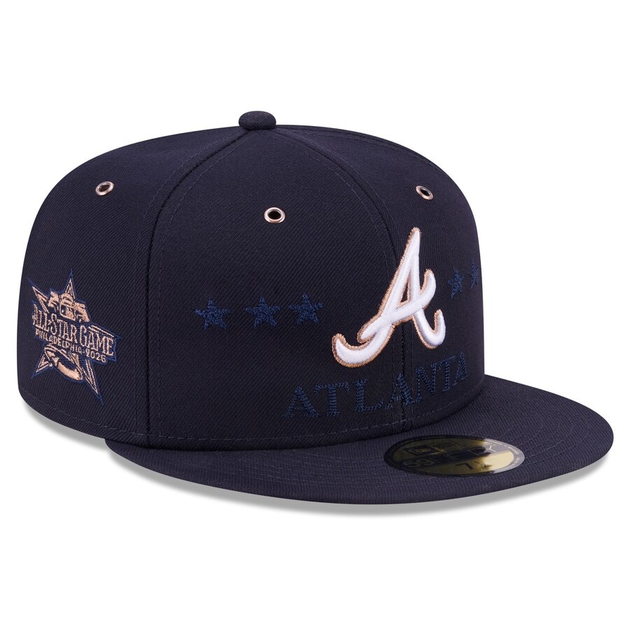 MLB ブレーブス キャップ 【海外モデル】オールスターゲーム2026 59FIFTY Fitted Hat ニューエラ/New Era ネイビー｜映画エンタメショップ SELECTION