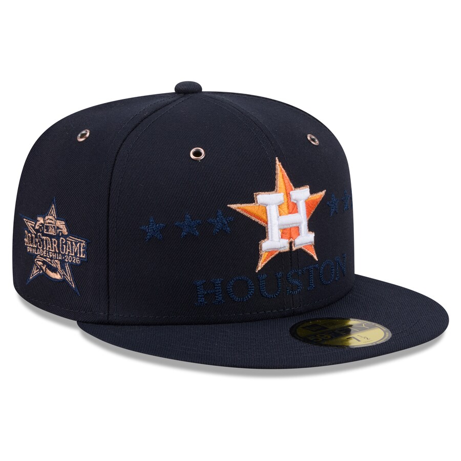 MLB アストロズ キャップ 【海外モデル】オールスターゲーム2026 59FIFTY Fitted Hat ニューエラ/New Era ネイビー｜映画エンタメショップ SELECTION