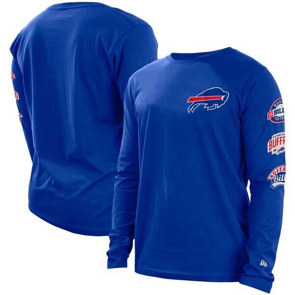 安いそれに目立つ Nfl Tシャツ ビルズ ニューエラ New Era ロイヤル メンズ 長袖 ロンt Hype 2 Hit Long Sleeve T Shirt お歳暮 Www Habs Edu Kw