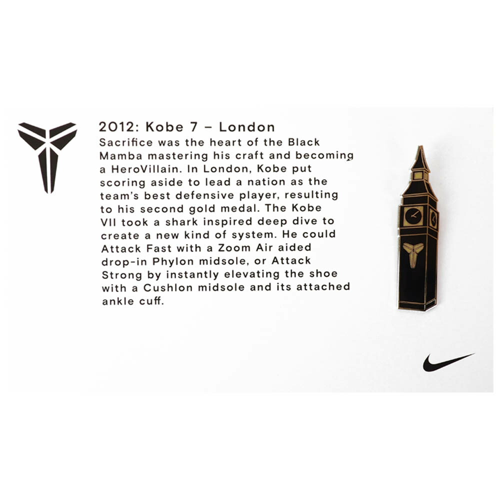 コービー ブライアント Nba グッズ ピンバッジ ピンズ ナイキ コービー Nike Kobe 12 Kobe 7 London Pin あす楽対応 コービー ブライアントシグネチャーブランドピンバッジ 返品は承り兼ねます仕様が変更される場合が Diasaonline Com