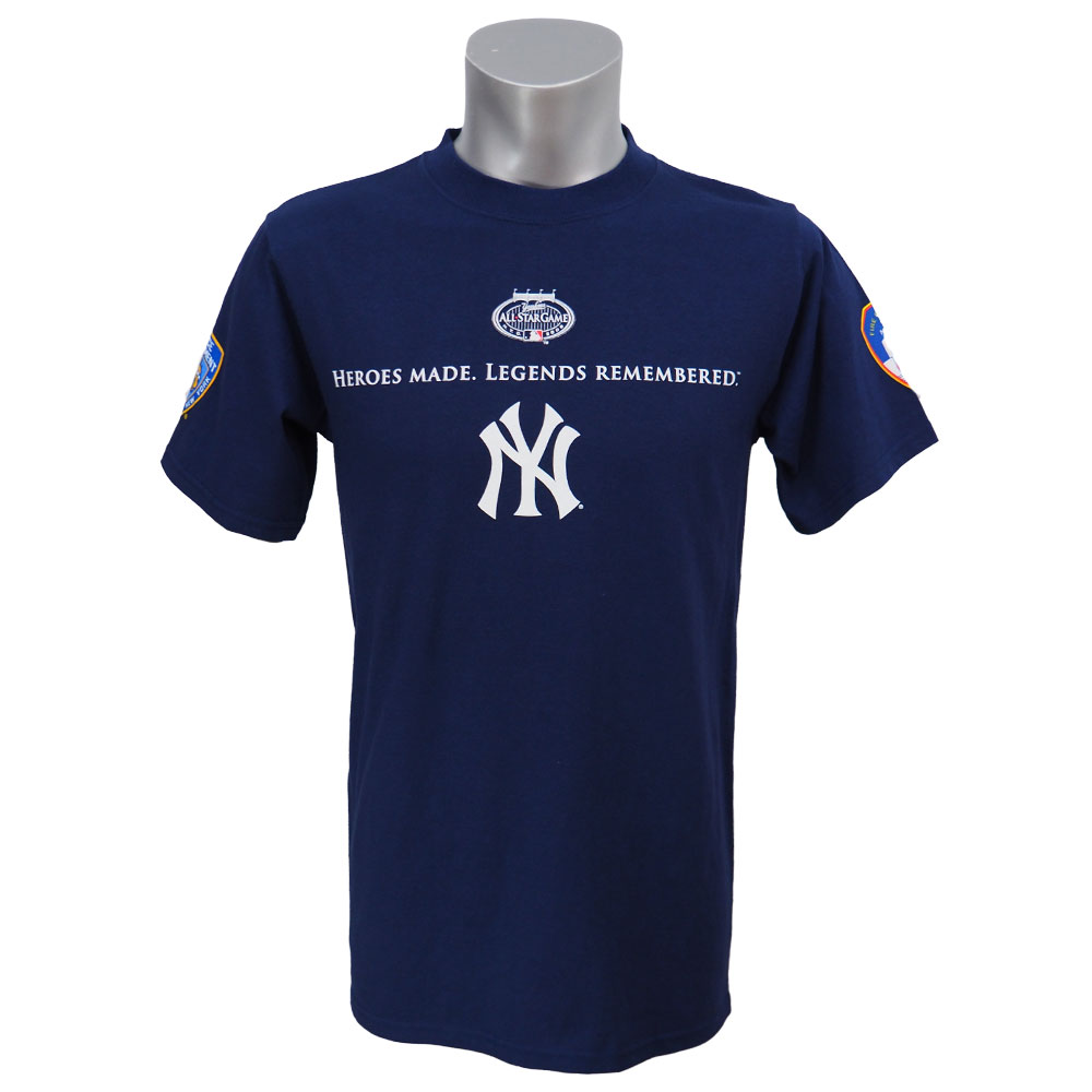 【楽天市場】MLB ヤンキース 2009年度 第80回 オールスターゲーム 記念Tシャツ マジェスティック/Majestic ネイビー レア