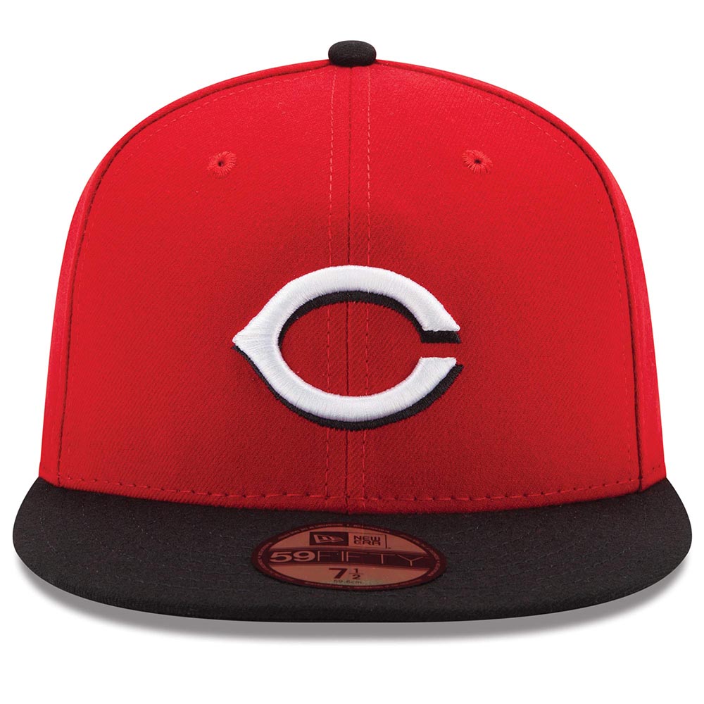 New Era 59Fifty Cap Authentic Cincinnati Reds Rouge