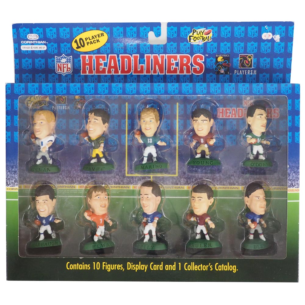 NFL ヘッドライナーズ 1996 エディション NIB フィギュア 10 プレイヤーパック コリンシアン/Corinthian レアアイテム 24,314円