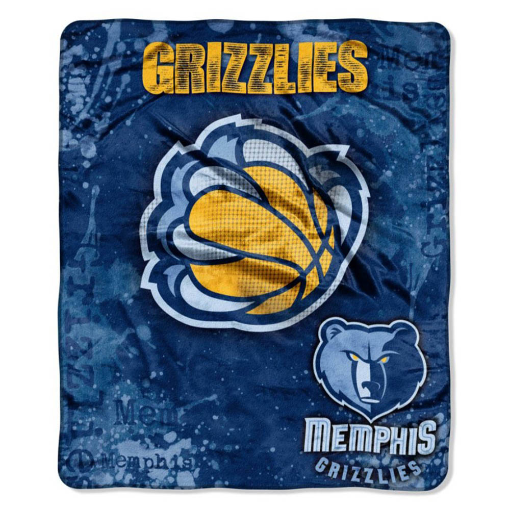 mlb nba nfl goods shop nba grizzlies drop down raschel throw