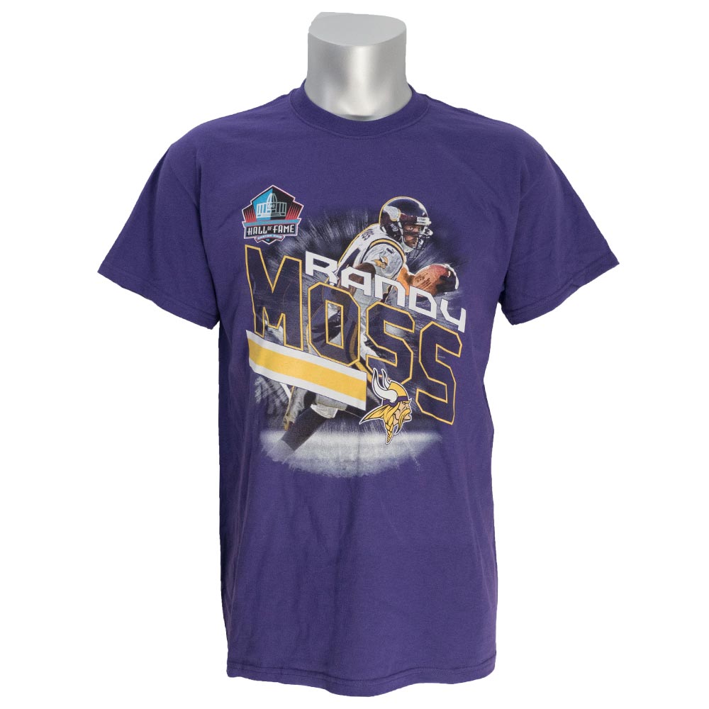 NFL バイキングス ランディ・モス Tシャツ 2018 殿堂入り記念 プレーヤー イメージ マジェスティック Majestic