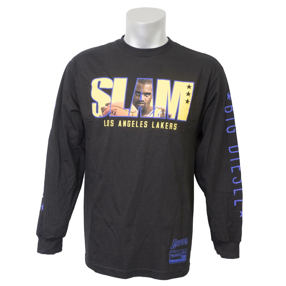 メーカー包装済 楽天市場 Nba Tシャツ レイカーズ シャキール オニール ロング Slam スラム 表紙ロゴ Mitchell Ness ブラック Ocsl Mlb Nbaグッズショップ Selection 100 本物保証 Ctcvnhcmc Vn
