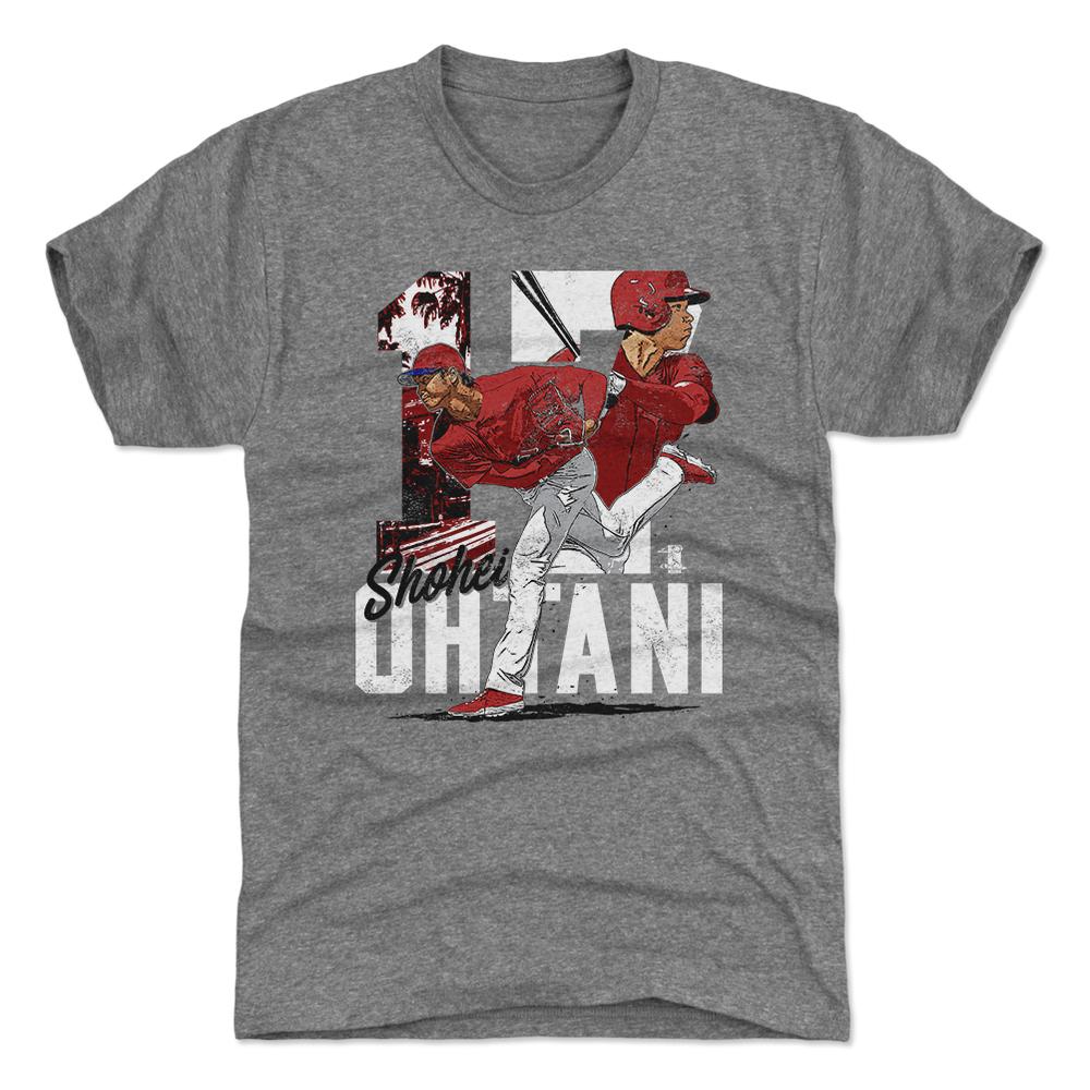 Tシャツ　大谷翔平#17(ロサンゼルス・エンゼルス) New Era オールスターゲーム2021 ホームランダービー出場記念 Tシャツ グレー XLサイズ mlb-211221apa05_2.jpg