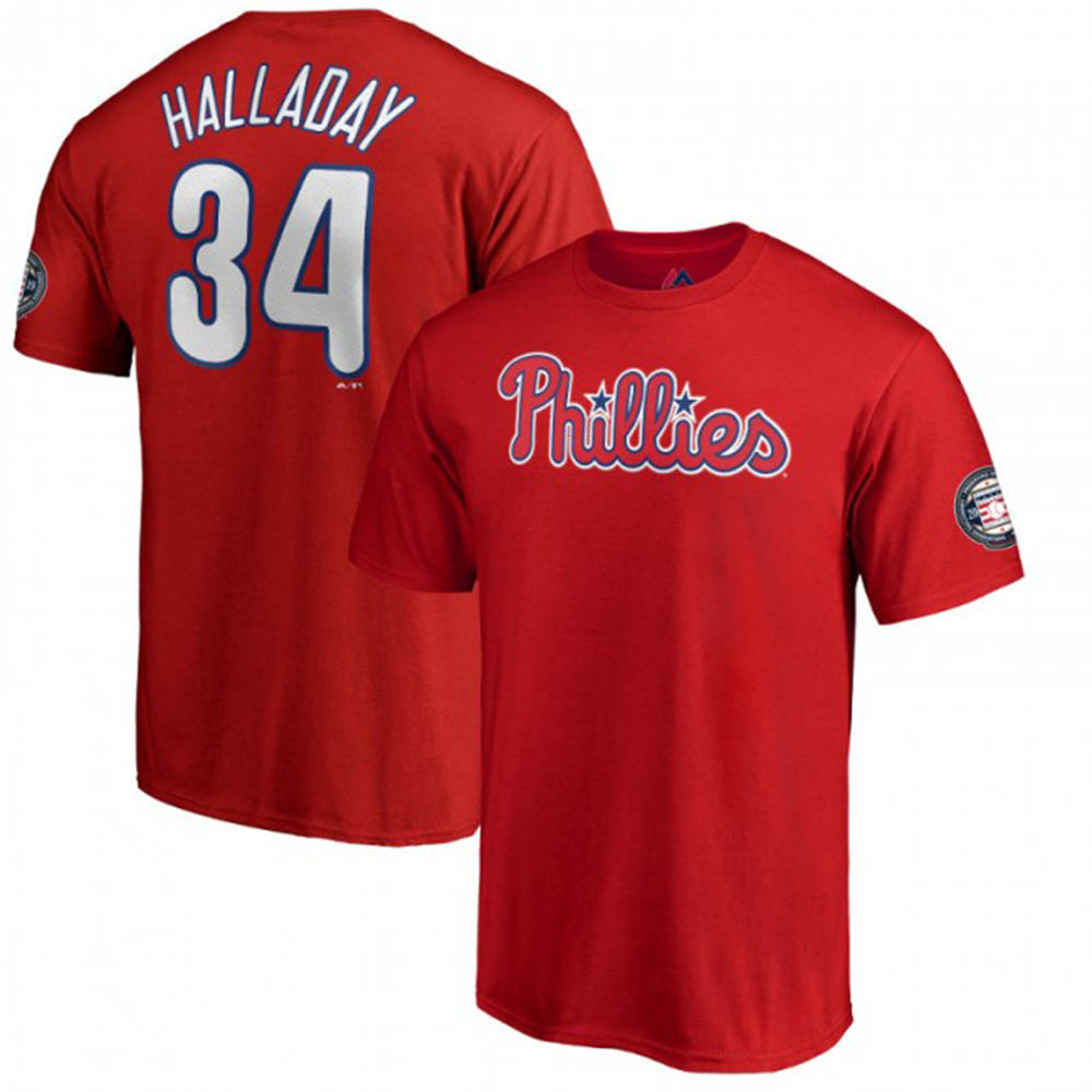 楽天市場 リニューアル記念メガセール Mlb フィリーズ ロイ ハラデイ Tシャツ 19 ネーム ナンバー マジェスティック Majestic Mlb Nbaグッズショップ Selection