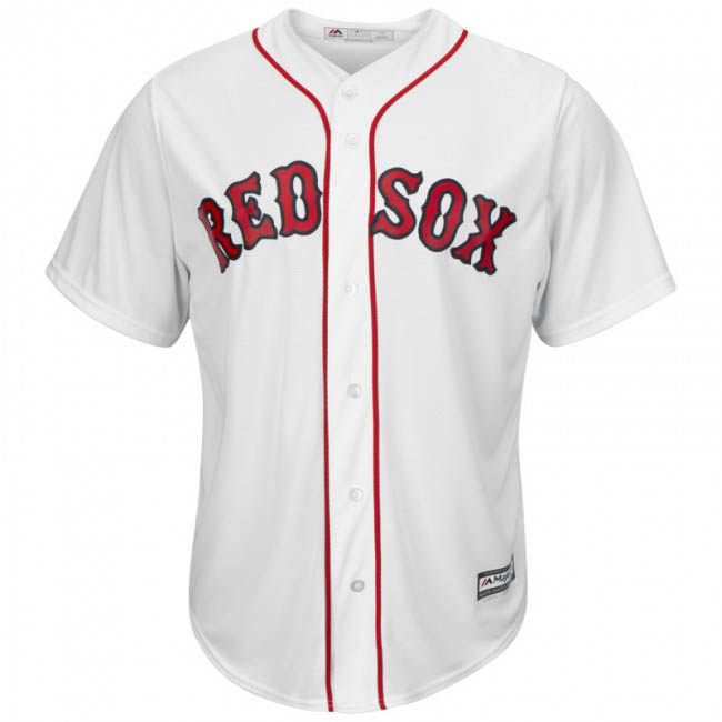 Men's Majestic Boston Red Sox #45 Pedro Martinez Authentic White
