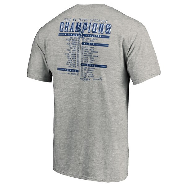 dodgers nl west champs shirt