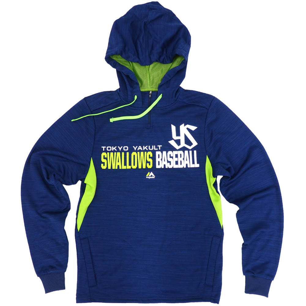 楽天市場 東京ヤクルトスワローズ グッズ パーカー フーディー 19プロコレロゴパーカー マジェスティック Majestic ネイビー Mlb Nbaグッズショップ Selection