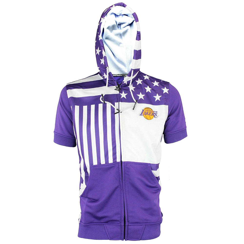 楽天市場 Nba ロサンゼルス レイカーズ パーカー フーディー フルジップ フラッグ S S フーディー Zipway ホワイト Ocsl Mlb Nbaグッズショップ Selection