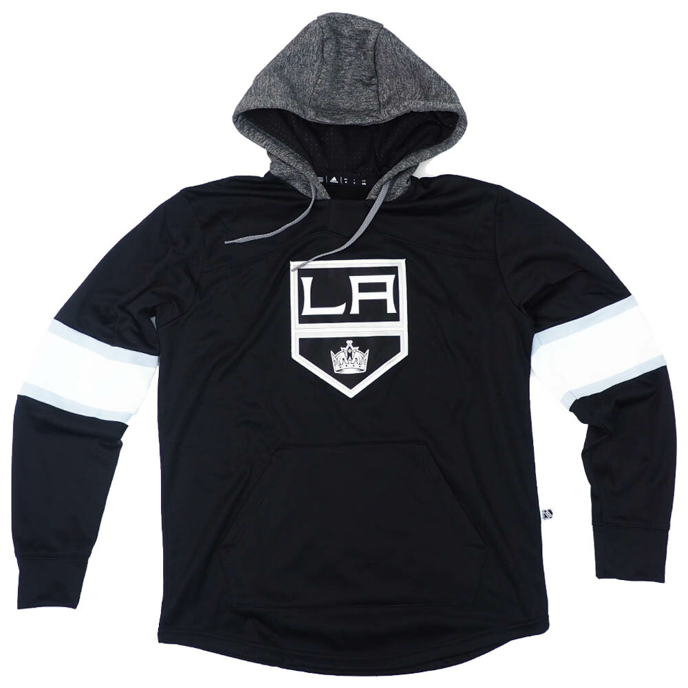 NHL キングス パーカー フーディー オーセンティック プラチナム プルオーバー アディダス Adidas ブラック 【SALE／86%OFF】