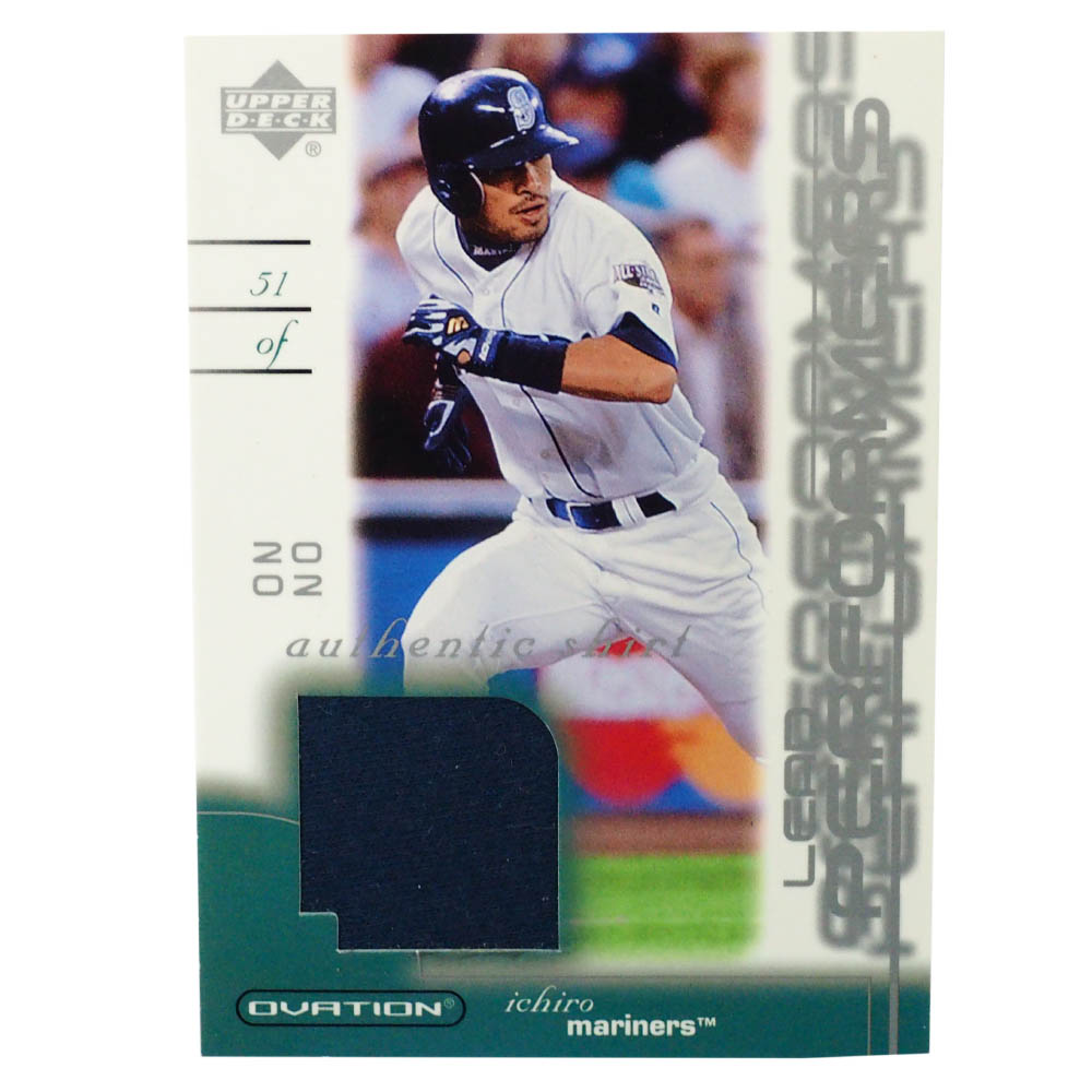 MLB イチロー シアトル・マリナーズ トレーディングカード/スポーツカード 2002 #LP-IS ゲーム ジャージ Upper Deck|MLB.NBAグッズショップ SELECTION