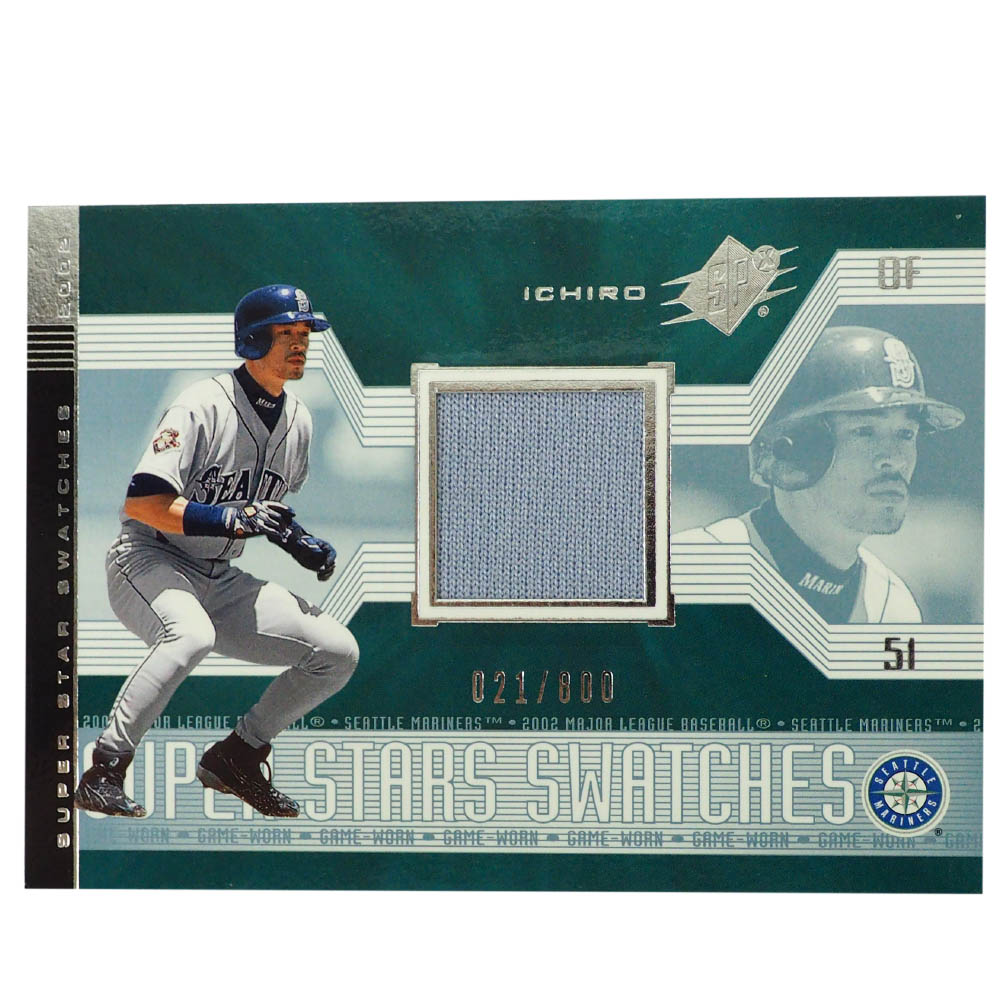 国内配送 楽天市場 Mlb イチロー シアトル マリナーズ トレーディングカード スポーツカード 02 Ichiro 165 Game Jersey Grey 021 800 Upper Deck Mlb Nbaグッズショップ Selection 楽天市場 Lexusoman Com