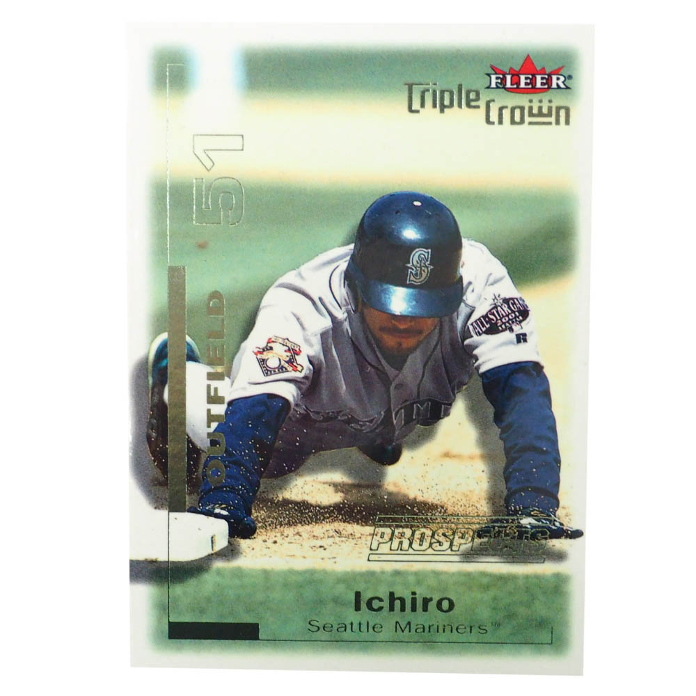 新作モデル 楽天市場 Mlb イチロー シアトル マリナーズ トレーディングカード スポーツカード 01 Rookie Ichiro 306 1405 2999 Fleer Mlb Nbaグッズショップ Selection 豪華 Grupofrvendas Com Br