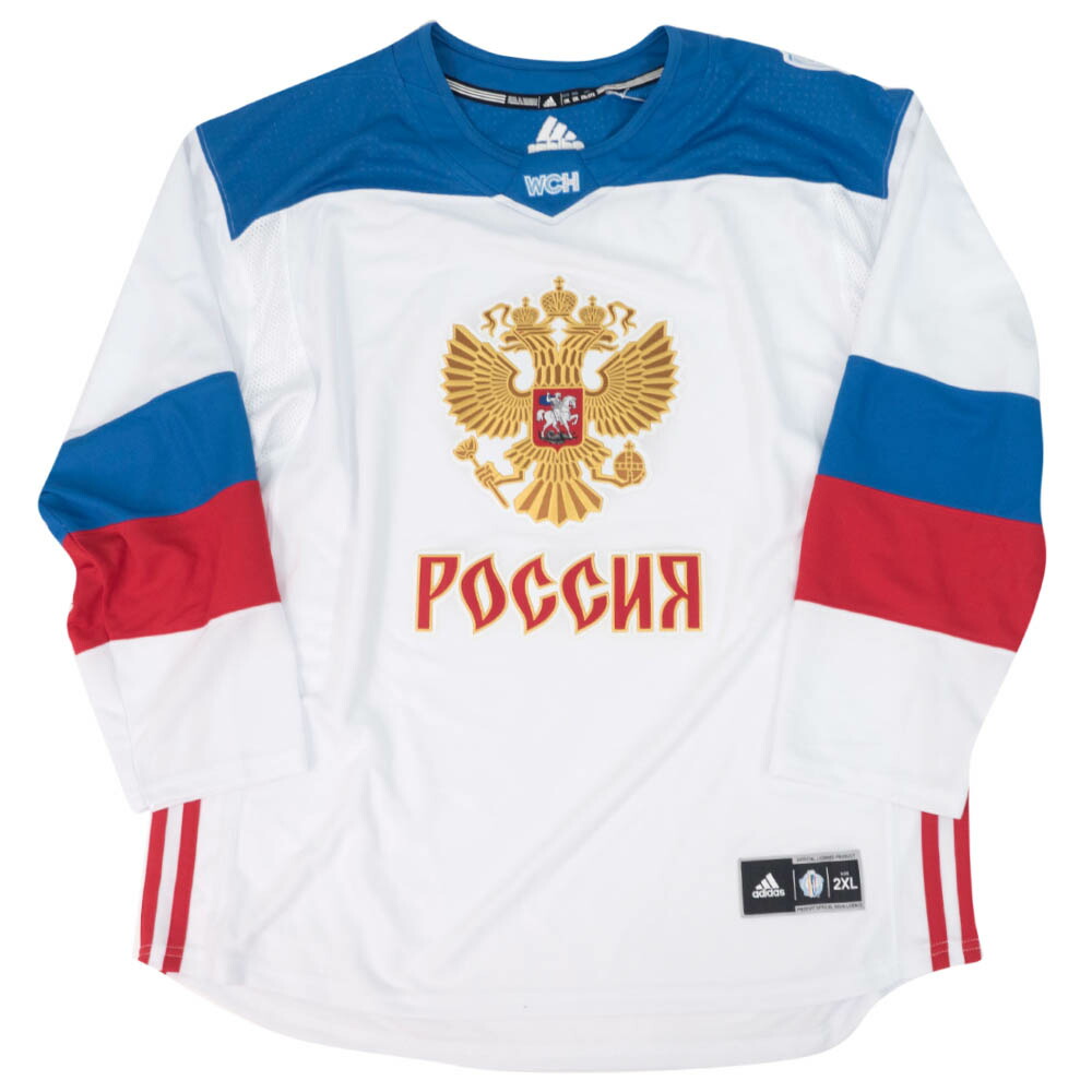 楽天市場 Nhl ロシア代表 ユニフォーム ジャージ 16 ワールドカップ オブ ホッケー プレミア チーム アディダス Adidas ホワイト Ocsl Mlb Nbaグッズショップ Selection