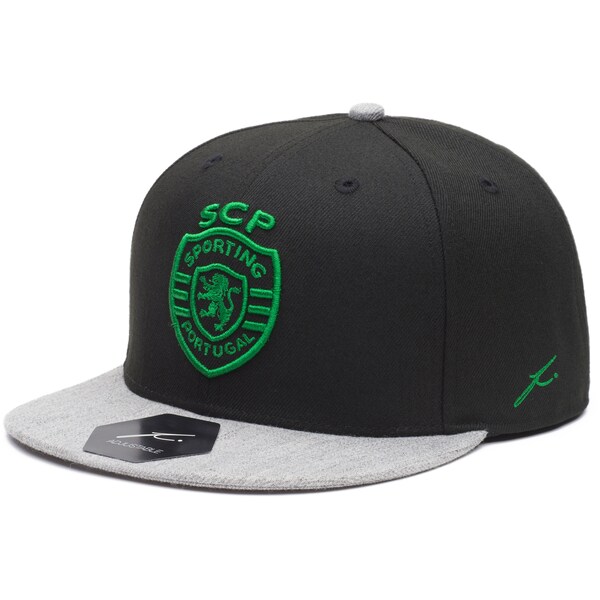 スポルティングcp キャップ Player 帽子 Soccer Sporting Lisbon Player Snapback Adjustable キャップ Hat Hat Fi Collection Black Gray Mlb Nbaグッズショップ Selection日本入手困難 海外サッカークラブcap