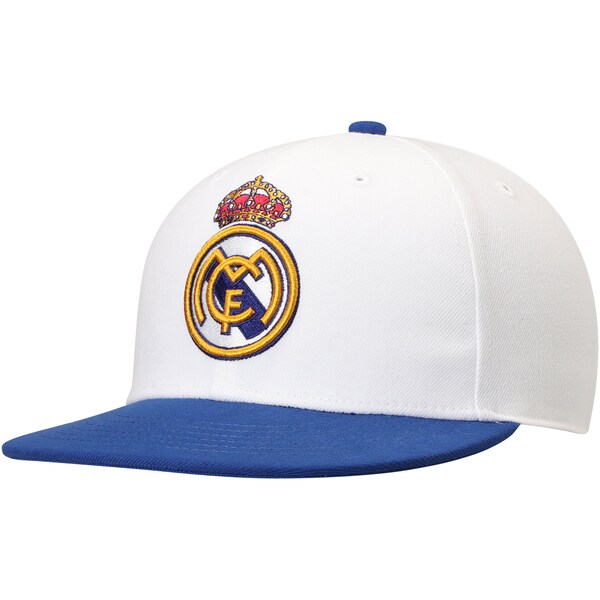 海外最新 レアル マドリード キャップ 帽子 Soccer Team Fitted Hat Fi Collection White Blue 超人気の Www Nripost Com