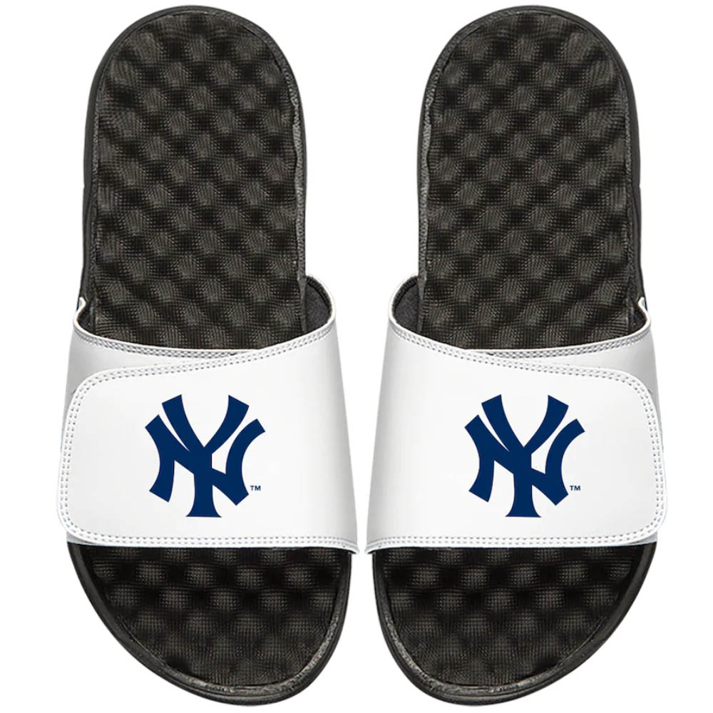 激安ブランド Mlb ニューヨーク ヤンキース サンダル シューズ オルタネート ロゴ サイド サンダル Islide ホワイト Mlb Nbaグッズショップ Selection 再再販 Www Andestbites Com