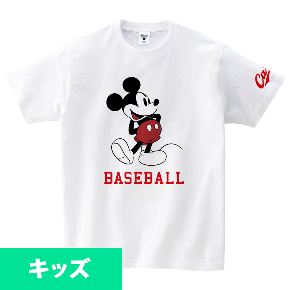 楽天市場 広島カープ グッズ Tシャツ ミッキーマウス Baseball 広島東洋カープ Tシャツ Space Age ホワイト 映画エンタメショップ Selection