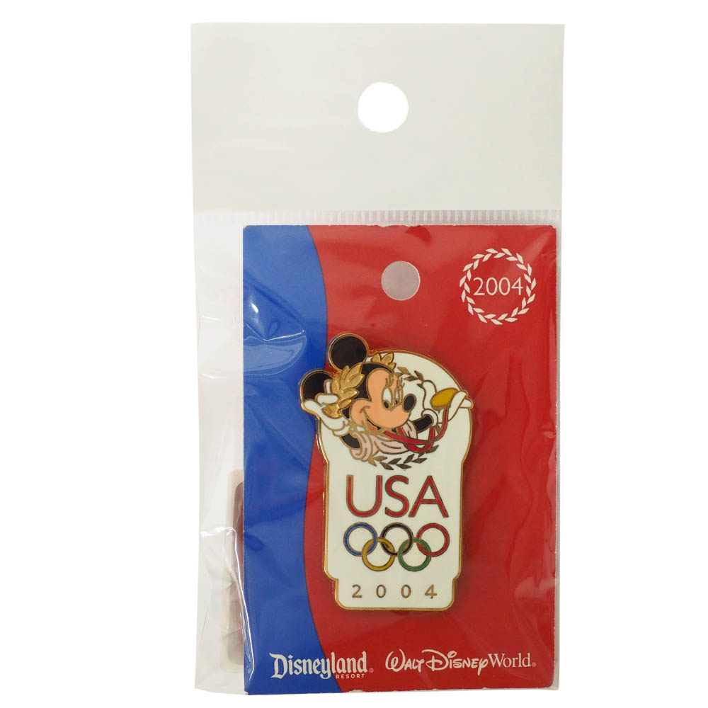 8003円 61 Off アメリカ代表 ディズニー 04 アテネ Usa Logo Pin Minnie Mouse ピンバッチ ピンズ Disney