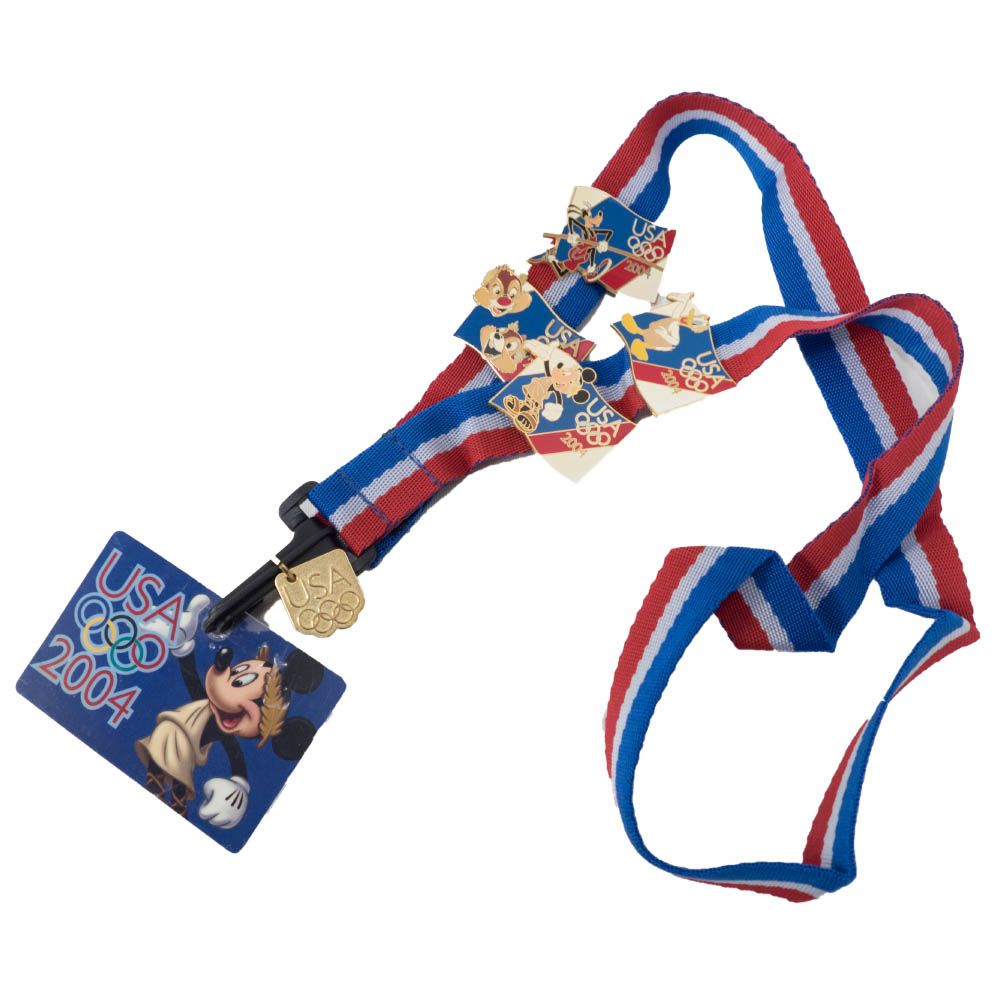 アメリカ代表 ディズニー 2004 アテネ Athens USA Starter Kit ランヤード ピンバッチ ピンズ Disney｜MLB.NBAグッズショップ　SELECTION