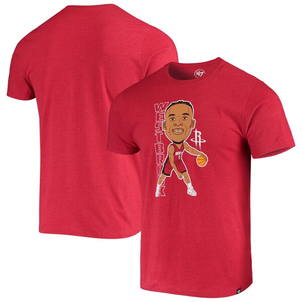 日本最大級 Nba ラッセル ウェストブルック ヒューストン ロケッツ Tシャツ Bobblehead T Shirt 47 Brand Heathered Red 絶対一番安い Mbbsdds2k23 Org