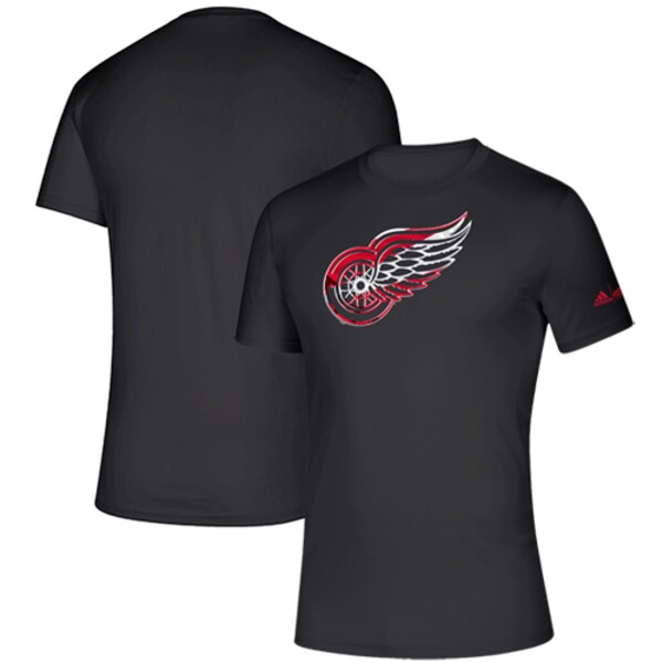 black red wings jersey