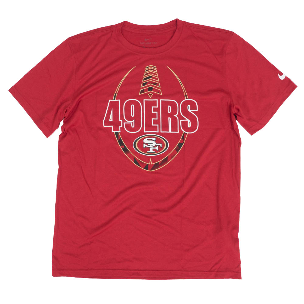 楽天市場 Nfl 49ers Tシャツ アイコン パフォーマンス ナイキ Nike レッド Ocsl Mlb Nbaグッズショップ Selection