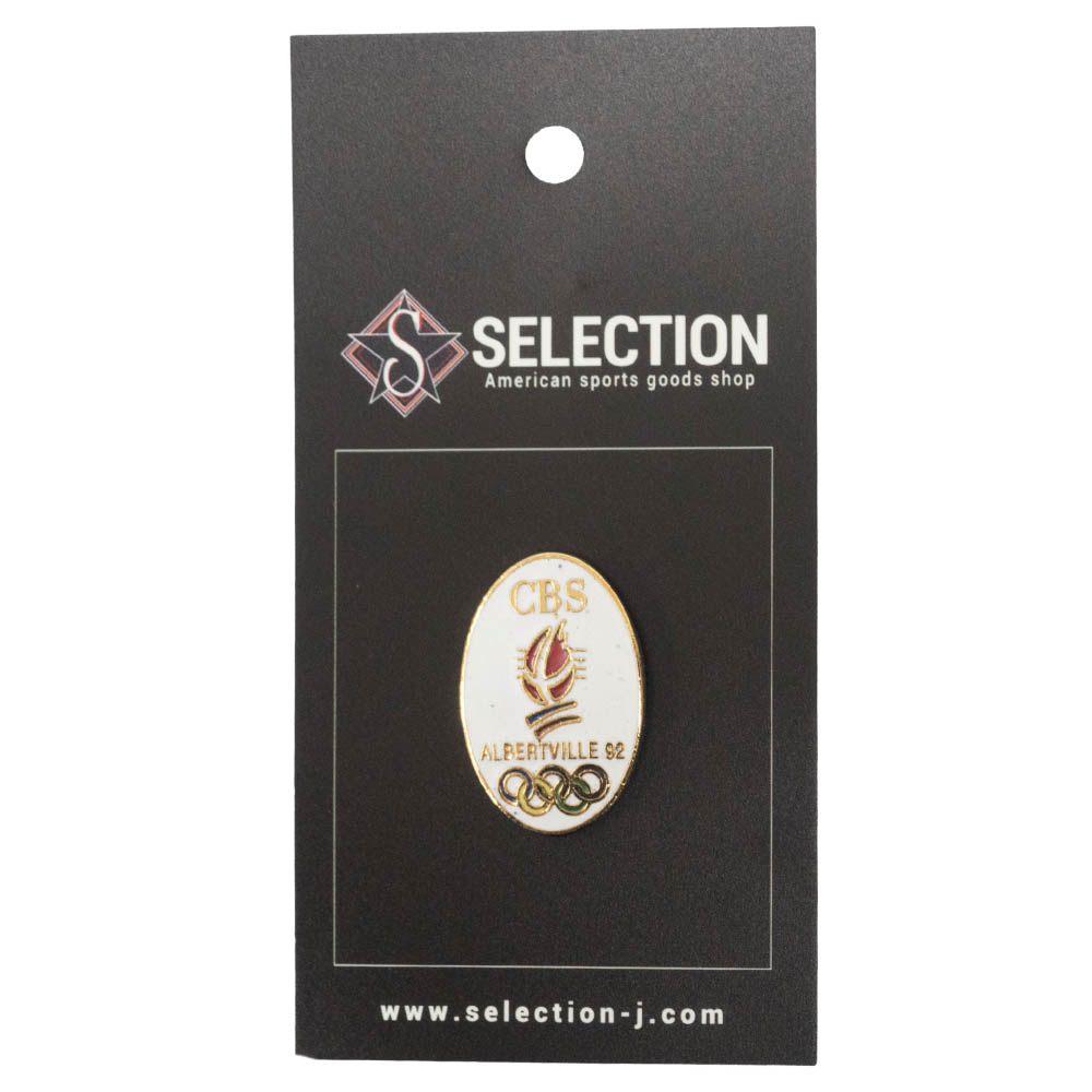 1221円 最新号掲載アイテム Olympic 1992 Albertville Lapel Pin : CBS ホワイト