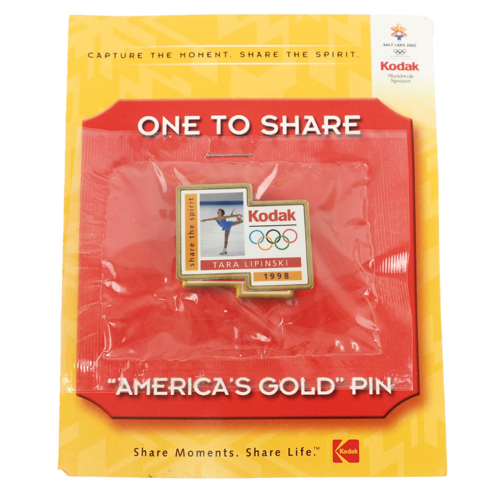 楽天市場 タラ リピンスキー America S Gold Pin ピンバッチ ピンズ Kodak Mlb Nbaグッズショップ Selection