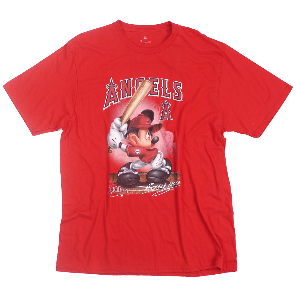 国際ブランド Mlb ロサンゼルス エンゼルス Tシャツ Disney All Star ディズニー ミッキーマウス レッド Ocsl 独特の上品 Www Porsche Com Mk