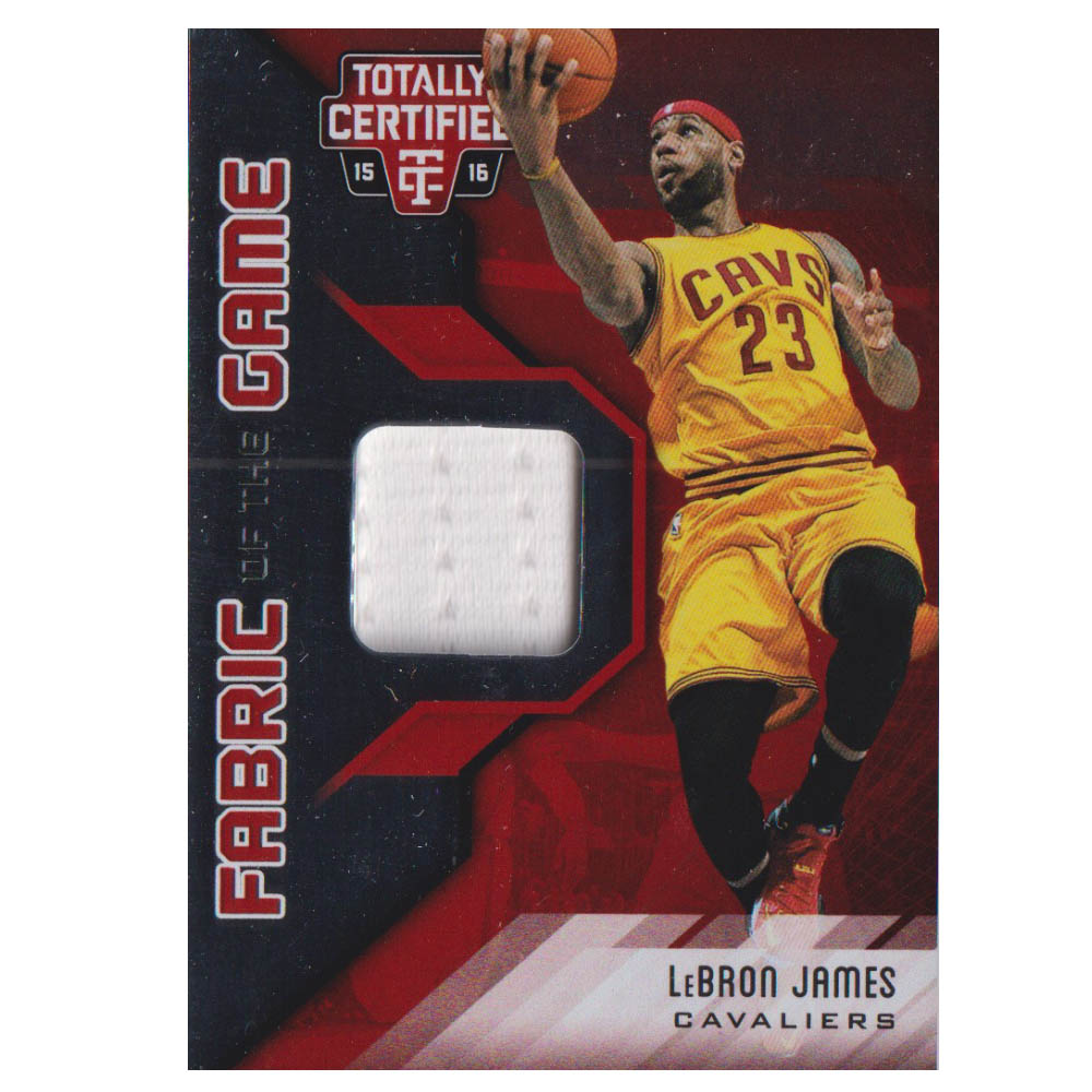 楽天市場 Nba レブロン ジェームズ キャバリアーズ トレーディングカード 15 16 Totally Certified Fabric Of The Game Card Panini Mlb Nbaグッズショップ Selection