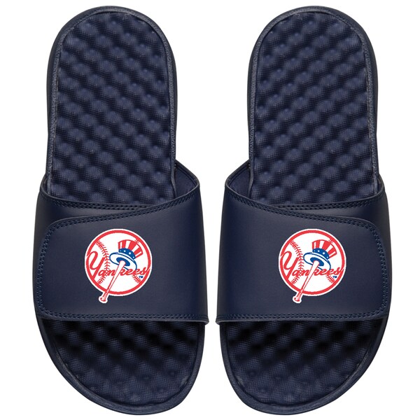 MLB ニューヨーク ヤンキース サンダル シューズ Primary Logo Slide Sandals ISlide ネイビー 素晴らしい価格