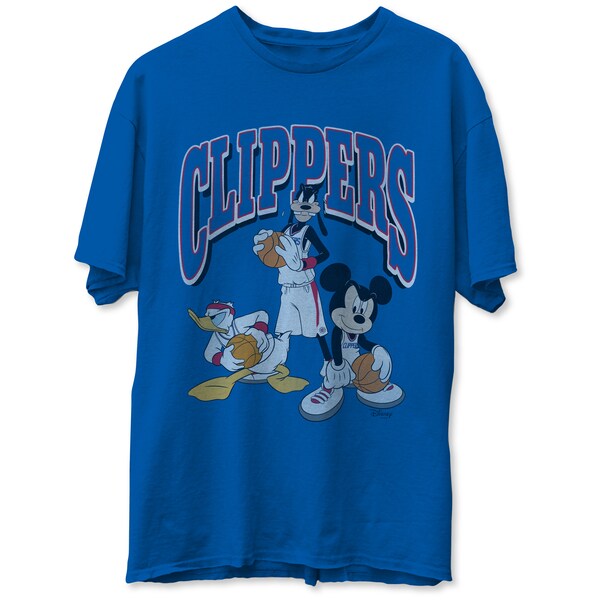 Tシャツ カットソー 史上一番安い ディズニー Tシャツ ロサンゼルス クリッパーズ Nba ミッキーマウス ロイヤル Food Junk T Shirt Squad Mickey Disney Mnnews Mn