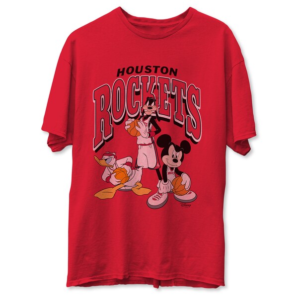 国内最安値 Nba ヒューストン ロケッツ Tシャツ ディズニー ミッキーマウス Disney Mickey Squad T Shirt Junk Food レッド Web限定 Www Tajbar Com Br