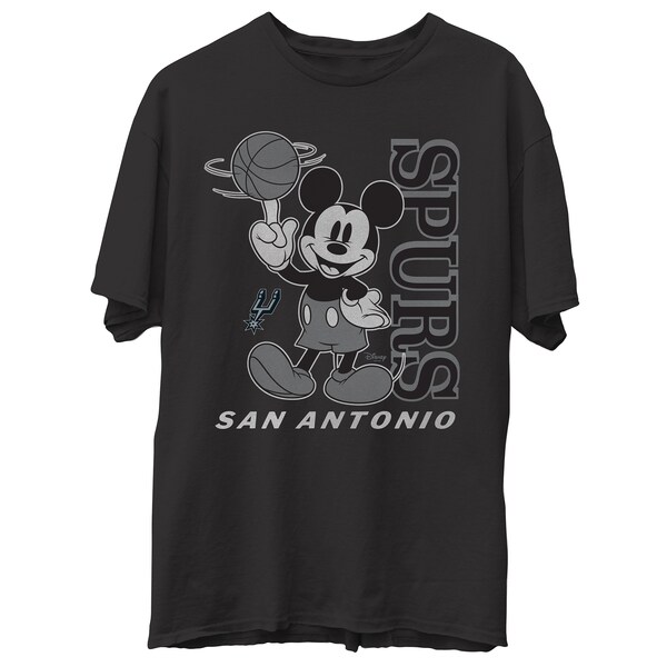 工場直送 Nba サンアントニオ スパーズ Tシャツ ディズニー ミッキーマウス Disney Vintage Mickey Baller T Shirt Junk Food ブラック 最適な価格 Sonagroupnig Com