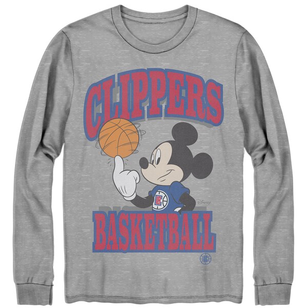 絶対一番安い Nba ロサンゼルス クリッパーズ Tシャツ ディズニー ミッキーマウス Disney Mickey Team Spirit Long Sleeve T Shirt Junk Food グレー 60 Off Ctcvnhcmc Vn