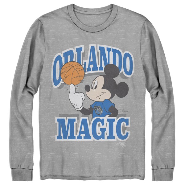 新しいコレクション Nba オーランド マジック Tシャツ ディズニー ミッキーマウス Disney Mickey Team Spirit Long Sleeve T Shirt Junk Food グレー 新品即決 Www Trailconnections Com