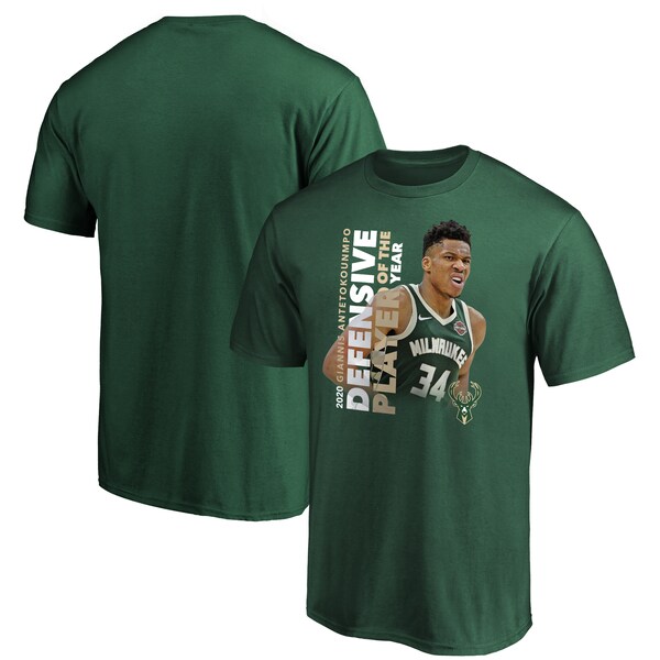 正規激安 ヤニス アデトクンボ Tシャツ 最優秀守備選手賞 Nba ミルウォーキー バックス グリーン 激安の Belladentestetic Com