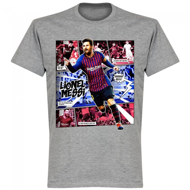 メーカー包装済 楽天市場 Soccer リオネル メッシ バルセロナ Tシャツ Comic T Shirt Retake グレー Mlb Nbaグッズショップ Selection 人気絶頂 Www Lexusoman Com