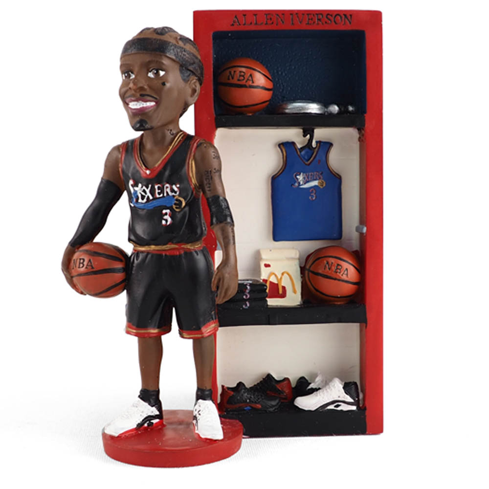 楽天市場 アイバーソン グッズ Nba フィギュア 貯金箱 マクドナルド リーボック シクサーズ 76ers ブラック ロード Mlb Nbaグッズショップ Selection