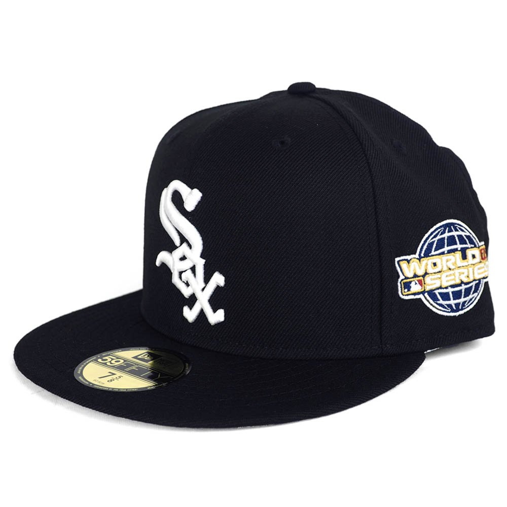 【楽天市場】ホワイトソックス キャップ 帽子 MLB ニューエラ New Era 59FIFTY ゲーム ブラック 2005ワールドシリーズ：MLB.NBAグッズショップ SELECTION