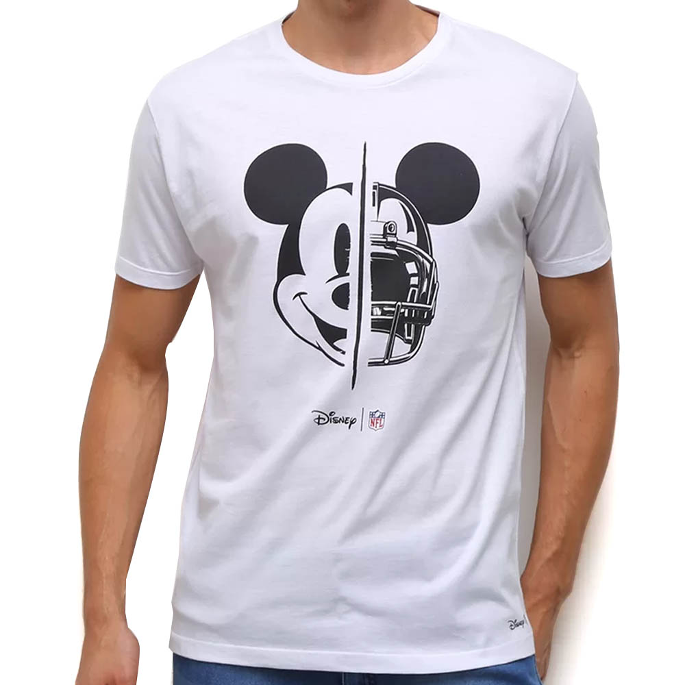海外正規品 Nfl Tシャツ ミッキーマウス ディズニー ホワイト メンズ 半袖 Tシャツ Disney Micky Helmet Half Face T Shirt 最安値挑戦 Josenopolis Mg Gov Br