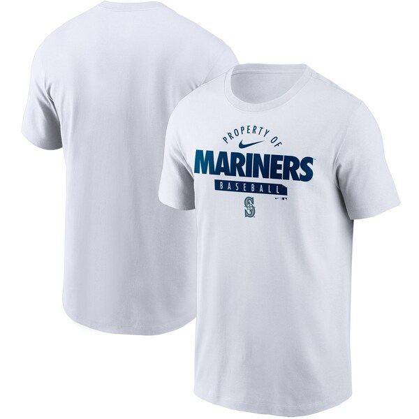 激安特価 マリナーズ Tシャツ ナイキ Nike ホワイト メンズ 半袖 Tシャツ Mlb Primetime Property Of Practice T Shirt 21nrs 50 Off Belladentestetic Com