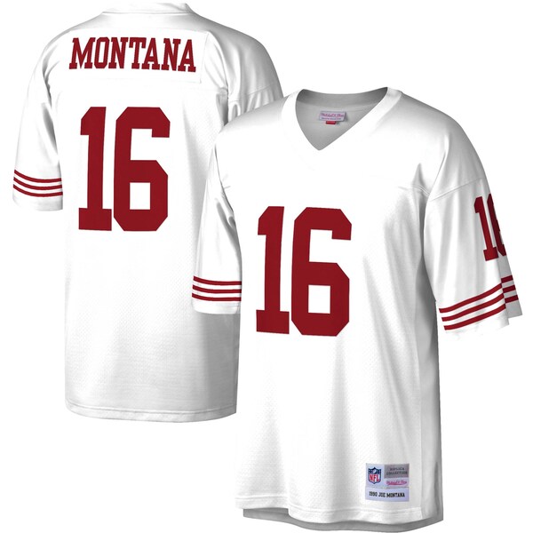 NFL ユニフォーム ジャージ ジョー・モンタナ 49ers レガシー ミッチェル&ネス Mitchell Ness ホワイト