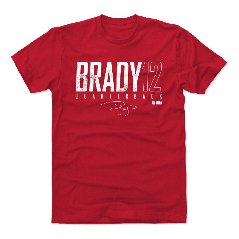 NFL Tシャツ トム・ブレイディ バッカニアーズ Tampa Bay Elite T-Shirts 500LEVEL レッド 9,020円