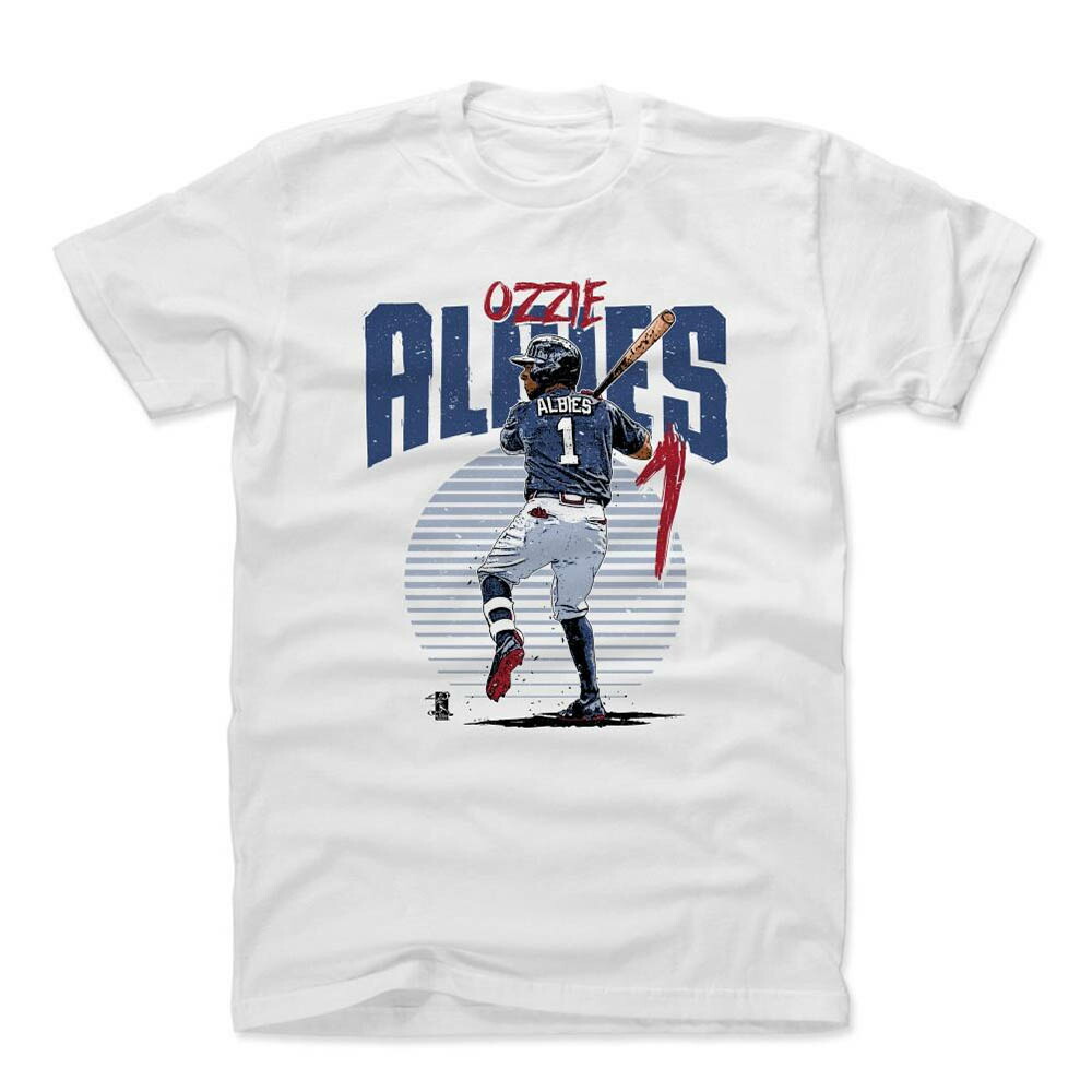 Tシャツ カットソー 激安商品 Mlb ブレーブス Tシャツ オジー アルビーズ Rise B T Shirt 500level ホワイト