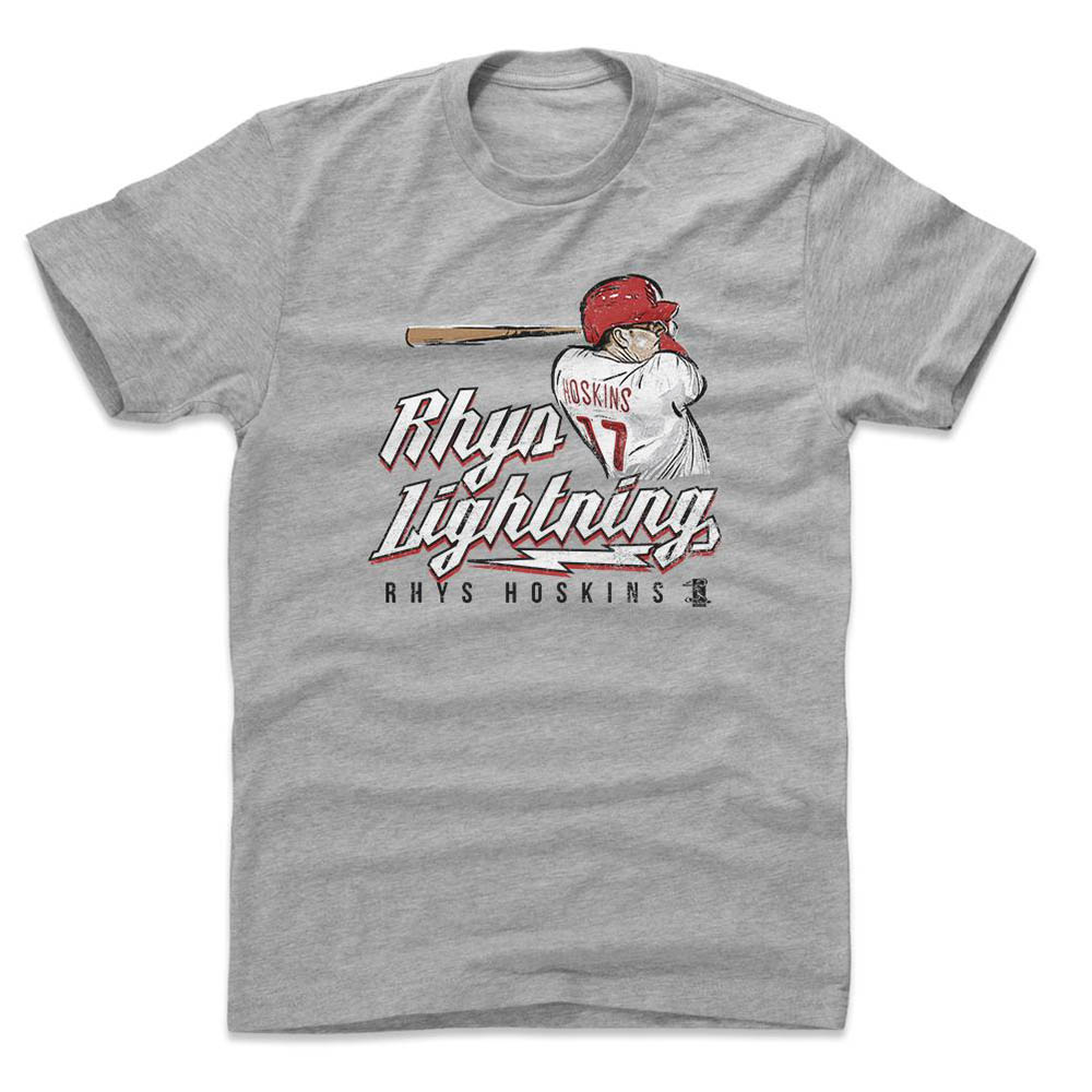 Tシャツ カットソー おすすめ W Lightning リース ホスキンス Tシャツ フィリーズ Mlb T Shirt ヘザーグレー 500level Www Dyes Co Il